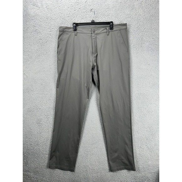 RHONE Pants Rhone Pants Mens 38 Grey Chino Golf Straight Leg